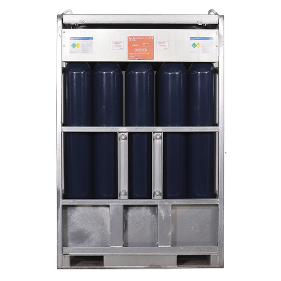 10YMCP - Lazer Oksijen - 180.75 m3 - Manifold (15Tüp)